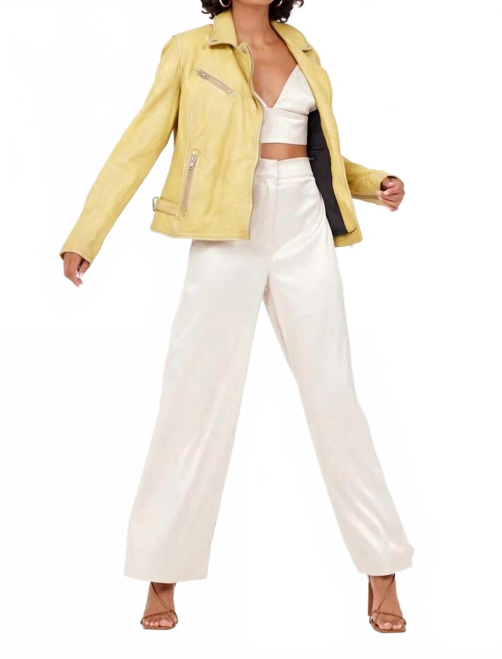NEW MAURITIUS sofia 4 rf jacket in yellow